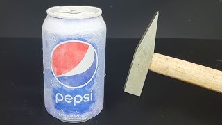 Science Experiment LIQUID NITROGEN vs PEPSI [upl. by Purdum]