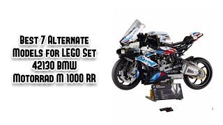 Best 7 Alternate Models for LEGO Set 42130 BMW Motorrad M 1000 RR [upl. by Leribag]