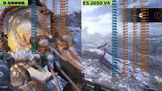 E5 2650v4 vs R5 5600g с RTX3060 12gb [upl. by Saxena]