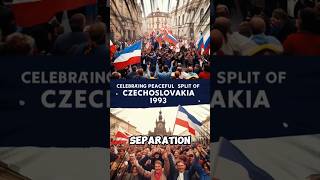 Why did Czechoslovakia split into Czech Republic and Slovakia 🇨🇿🇸🇰 history facts [upl. by Sone]