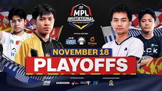 ខេមរៈភាសា ONE Esports MPL Invitational 2023  ថ្ងៃទី ៤  Playoffs [upl. by Ahsiei]