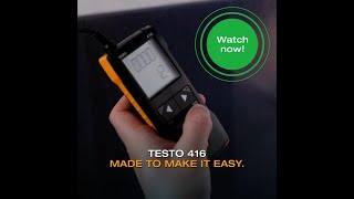 Testo 416 Digital Vane Anemometer [upl. by Hessler]