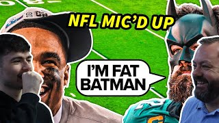 The FUNNIEST Lineman Moments  NFL Micd Up British Father and Son React [upl. by Nette]