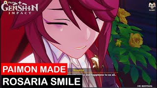 Paimon made Rosaria Smile for the First Time in Genshin Impact [upl. by Ahseena]