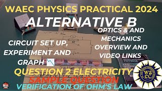 Physics Practical 2024 Alternative B Question 2 Electricity [upl. by Calore449]