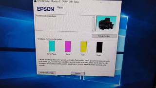 Epson L565 Mürekkep Seviyesi Sıfırlama Resetleme [upl. by Ardeid]