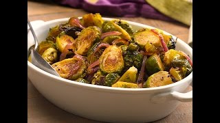 Honey Balsamic Roasted Brussels Sprouts [upl. by Gaulin775]