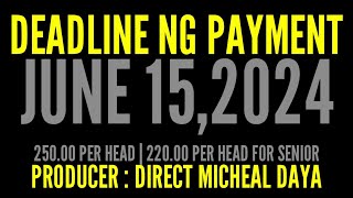 UPDATE  PAYMENT DEADLINE ON JUNE 152024 [upl. by Nelleus]