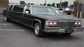 1987 Cadillac Brougham De Elegance Limo limousine For Sale [upl. by Cairistiona983]