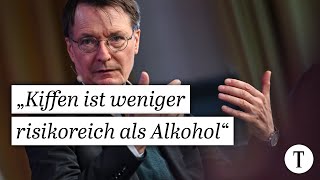 Karl Lauterbach Lieber Kiffen als Alkohol  Berliner Schüler Cannabis Bubatz legal [upl. by Aisereht]