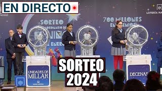 SORTEO LOTERIA DEL NIÑO 2024 EN DIRECTO  SORTEO LOTERIA NACIONAL EN VIVO DE HOY PREMIOS 2024 [upl. by Nalym]