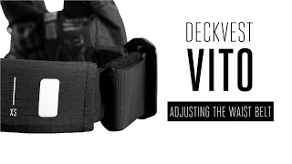 SPINLOCK  Deckvest VITO  Adjusting the Size [upl. by Mitinger]