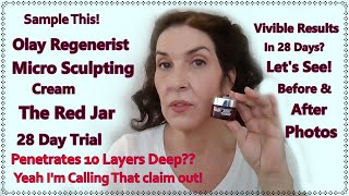 Olay Regenerist Micro Sculpting Cream 28 Day ReviewSample This [upl. by Yrocaj]