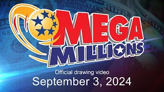 Mega Millions drawing for September 3 2024 [upl. by Quartis]