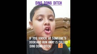 Ding dong ditch meaning englishclass ieltsvocabularyenglish vocabulary shorts [upl. by Thetes]