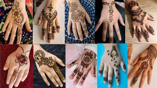 simple mehndi design for girls  mehandi design for girls  mehandi Ka design Sanasallinonechannel [upl. by Ahsiyn]