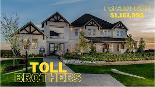 Toll Brothers Model Home  Dallas  Fort Worth House Tour [upl. by Nertie]