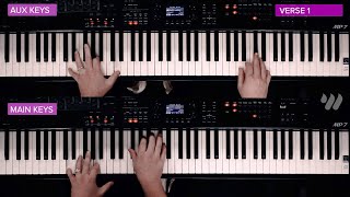 Gracefully Broken  Matt Redman Feat Tasha Cobbs Leonard  Keyboard Tutorial [upl. by Hsenid557]