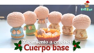 ¡Inicia tu NACIMIENTO A CROCHET quotCómo hacer el cuerpo base perfectoquot✨ [upl. by Stochmal]