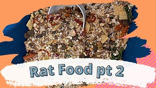 Making a Rat Food Mix Rat Food part 2 [upl. by Yerkovich79]