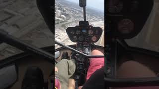 R44 Autorotation FULL DOWN cockpit view 📩😮🚁 [upl. by Adelice]