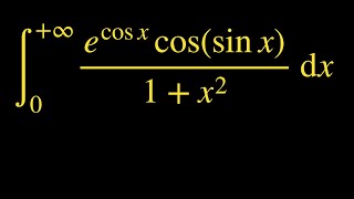 Calcul de l’intégrale de 0 à plus l’infini de \frace\cos x \cos\sin x1x2 [upl. by Gambell]