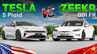 Tesla Model S Plaid vs Zeekr 001 CHINESE EVs Taking the LEAD [upl. by Alyacim]