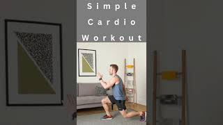 Simple Cardio WorkoutEasy cardio exercisesNo equipment cardio [upl. by Yliab]