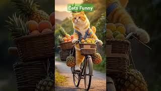 cat riding motorcycle Memeviralvideos motorcycle catvideos meme [upl. by Tecla]