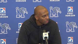 Penny Hardaway speaks after Tigers lose first round of AAC Tournament [upl. by Naomi588]