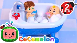 Bath Song  CoComelon Toy Play Learning  Nursery Rhymes for Babies [upl. by Akim691]