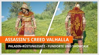 Assassins Creed Valhalla PaladinRüstung  Fundorte und Showcase Die Belagerung von Paris [upl. by Sheela]