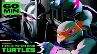 64 MINUTES of Every Shredder Battle with the Ninja Turtles 🥷  TMNT [upl. by Auohc]