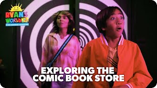 Ryans World The Movie  Exploring The Comic Book Shop Clip [upl. by Ahsinyar]