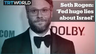 Actor Seth Rogen says he was ‘fed lies’ about creation of state of Israel [upl. by Adohr]