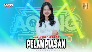 Sasya Arkhisna ft Ageng Music  Pelampiasan Official Live Music [upl. by Naesad92]