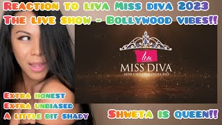 Reaction to Liva Miss Diva 2023 Finale Show  Shweta Sharda road to Miss Universe 2023 [upl. by Zoellick]