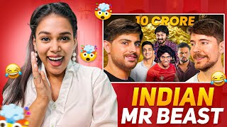 INDIA BIGGEST COLLABORATION VIDEO ON YOUTUBE😱😱reactioncarryminatimrbeast trending CarryMinati [upl. by Franny]