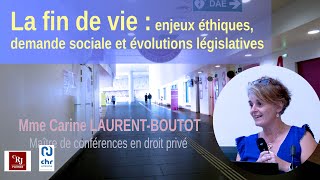 0104 Conférence CRJP  quotLa fin de vie  enjeux éthiquesquot  accueil [upl. by Nnav489]