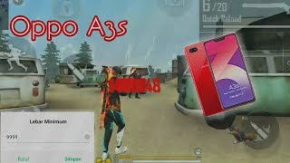 OPPO A3s SETTING HudDPI free fire oppo A3s⚙️🎯 [upl. by Eilrebma68]