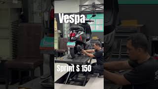 Vespa Sprint S 150 First Service Experience [upl. by Rases]