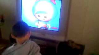 angel singing and dancing with team umizoomi pt1 [upl. by Nyram696]