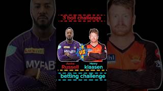 Henry classen vs Andre Russell 3 boll challenge 🏏😱shorts shortsfeed geming [upl. by Eldridge]