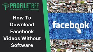 How To Download Facebook Videos Without Software  Facebook  Social Media  Facebook Videos [upl. by Raphael]