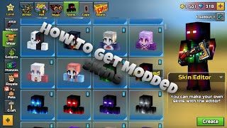 How to get Modded Skins In Pixel Gun 3D IOS ONLY WINDOWS TUTORIAL OUTDATED V2 TUTORIAL [upl. by Assereht]