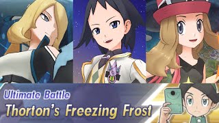 Aura Cynthia NC Cheren and Lodge Serena Clear Thortons Freezing Frost Ultimate Battle  PMEX [upl. by Kern930]