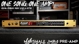 One Song One Amp Marshall Jmp1 Preamp clean crunch rock leads amp metal [upl. by Eural]