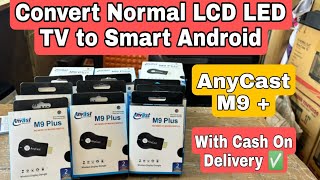 Convert Normal Led tv To Smart Android with Anycast M9 Device  Only Rs 550 😍😍 [upl. by Martita]