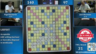 2018 Scrabble Championship 1010 [upl. by Press]