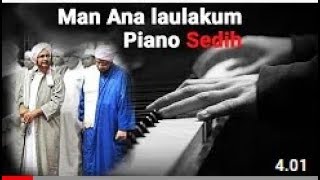 Man Ana Instrumen Lirik Reques Subscriber Piano  Eky Revical [upl. by Arytas]